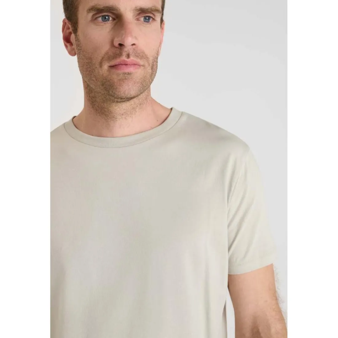 Tee-Shirt OBROWN blanc en coton Fabe