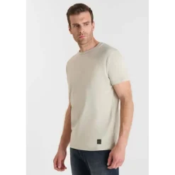 Tee-Shirt OBROWN blanc en coton Fabe
