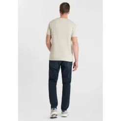 Tee-Shirt OBROWN blanc en coton Fabe