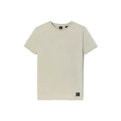 Tee-Shirt OBROWN blanc en coton Fabe