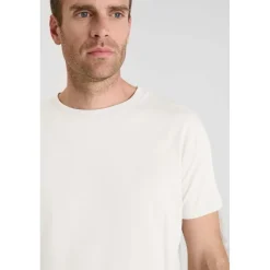 Tee-Shirt OBROWN blanc en coton Joel