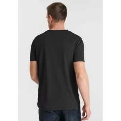 Tee-Shirt OBROWN noir en coton Dirk