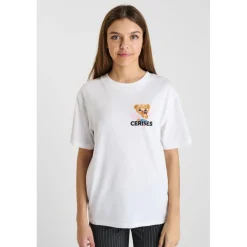 Tee-Shirt PEMIGI blanc en coton Yara