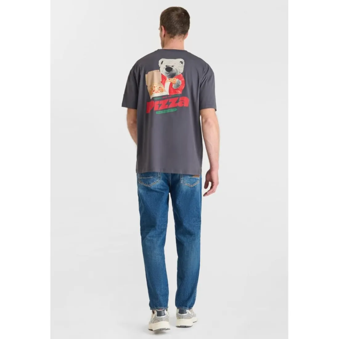 Tee-Shirt QUINNE gris en coton Bert