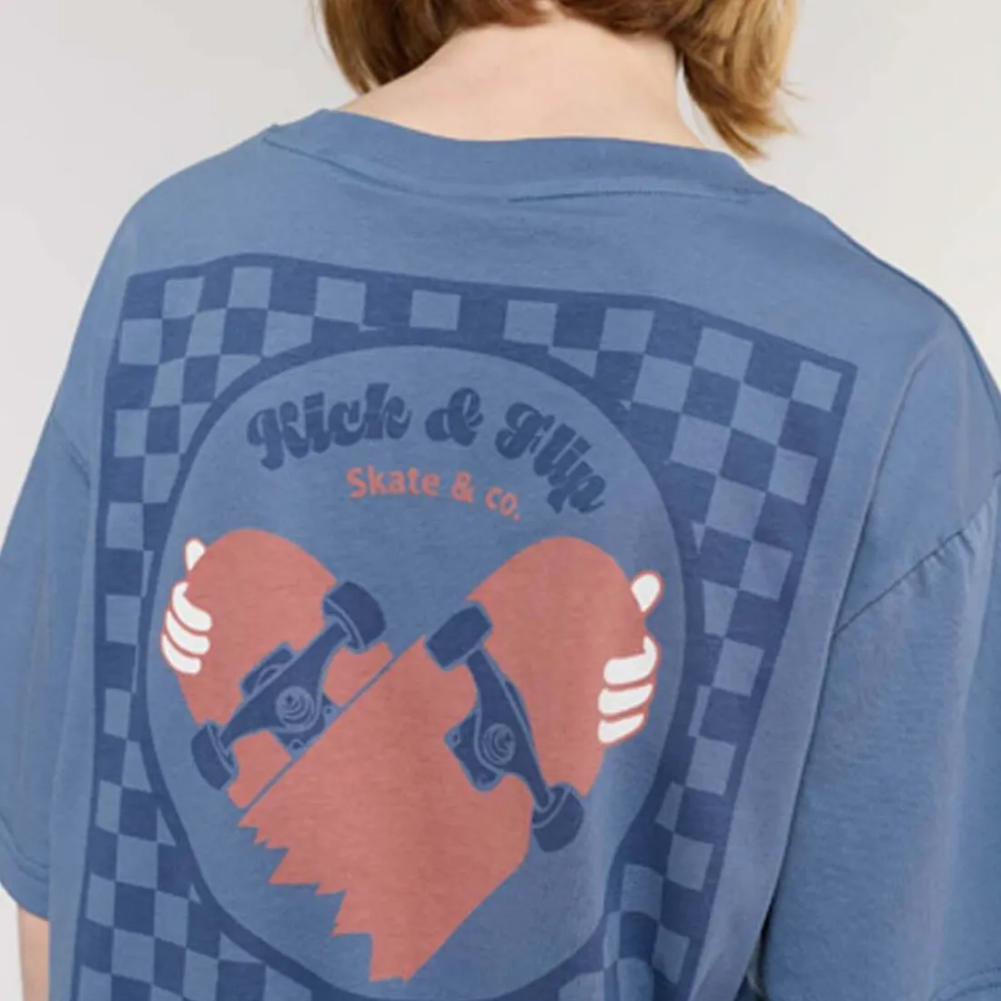 Tee-Shirt RAKABO bleu Drew