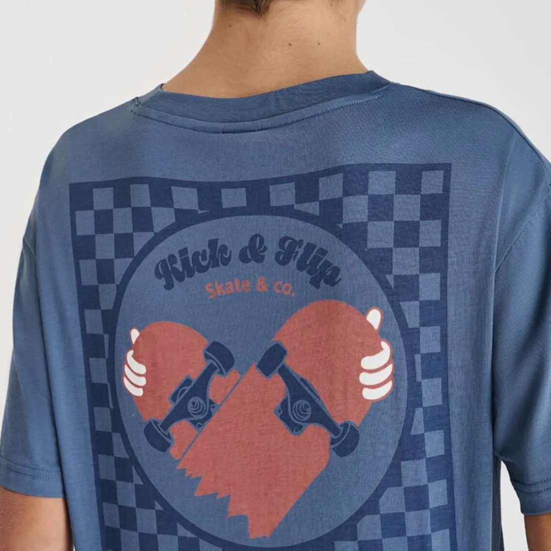 Tee-Shirt RAKABO bleu Drew