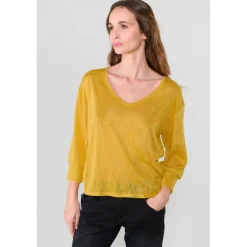 Tee-Shirt RONDAAN jaune Lena