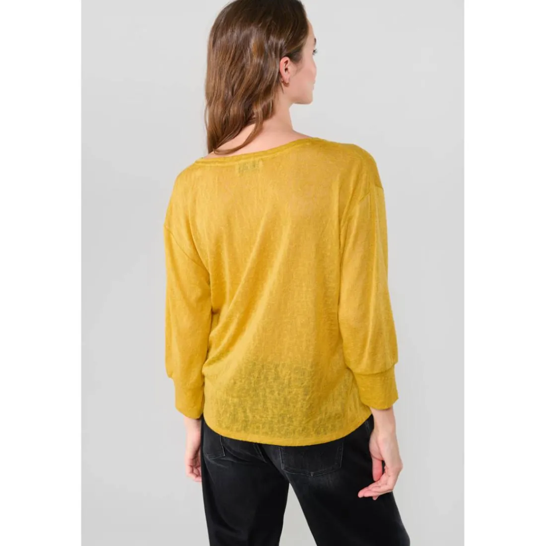 Tee-Shirt RONDAAN jaune Lena