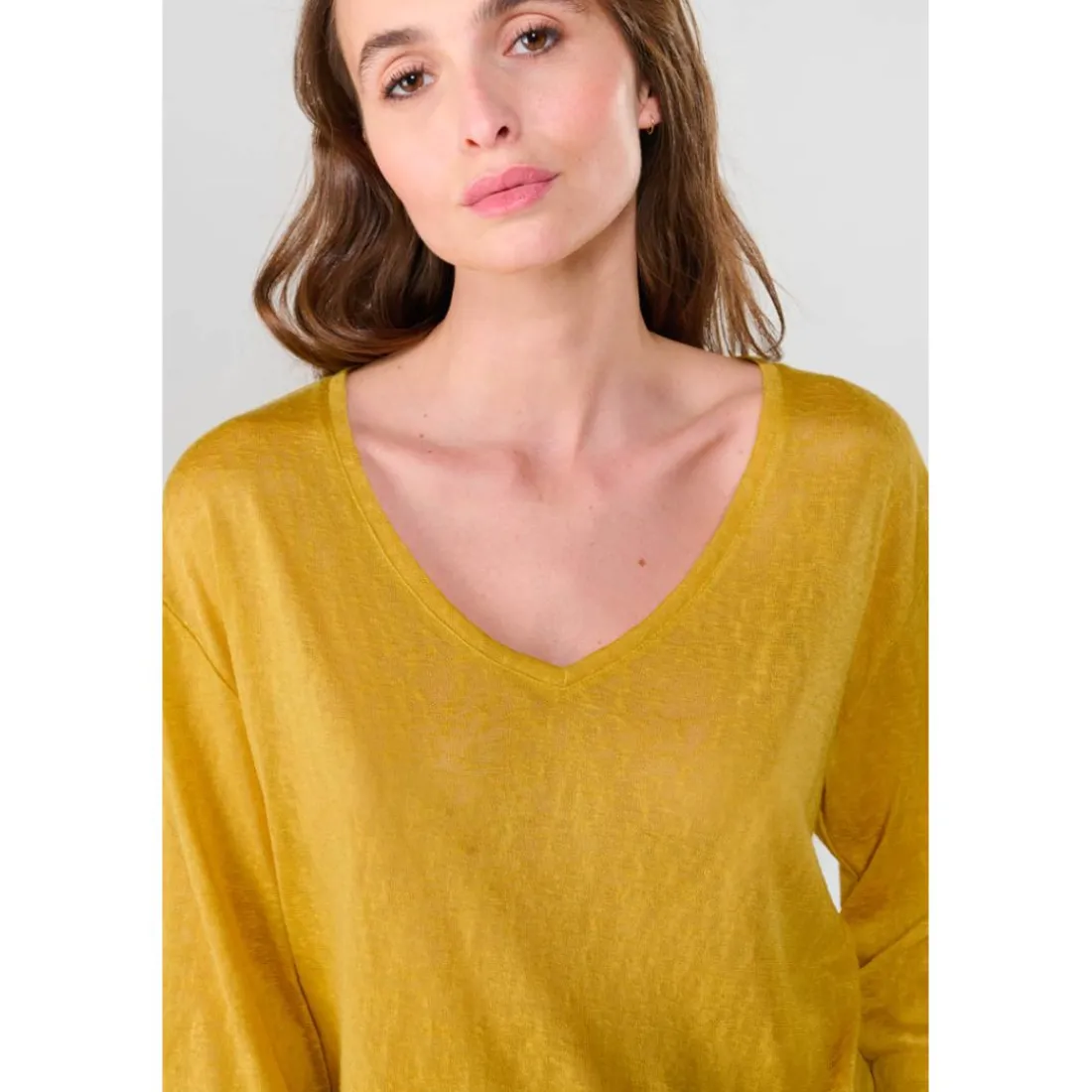 Tee-Shirt RONDAAN jaune Lena