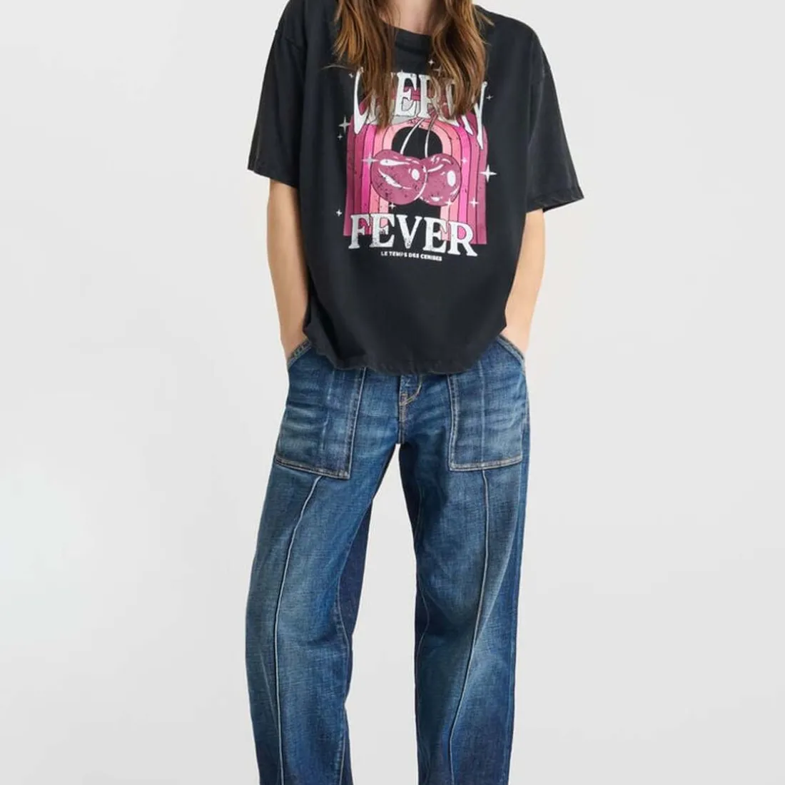 Tee-Shirt ROSALIA noir Maëlys Vivi