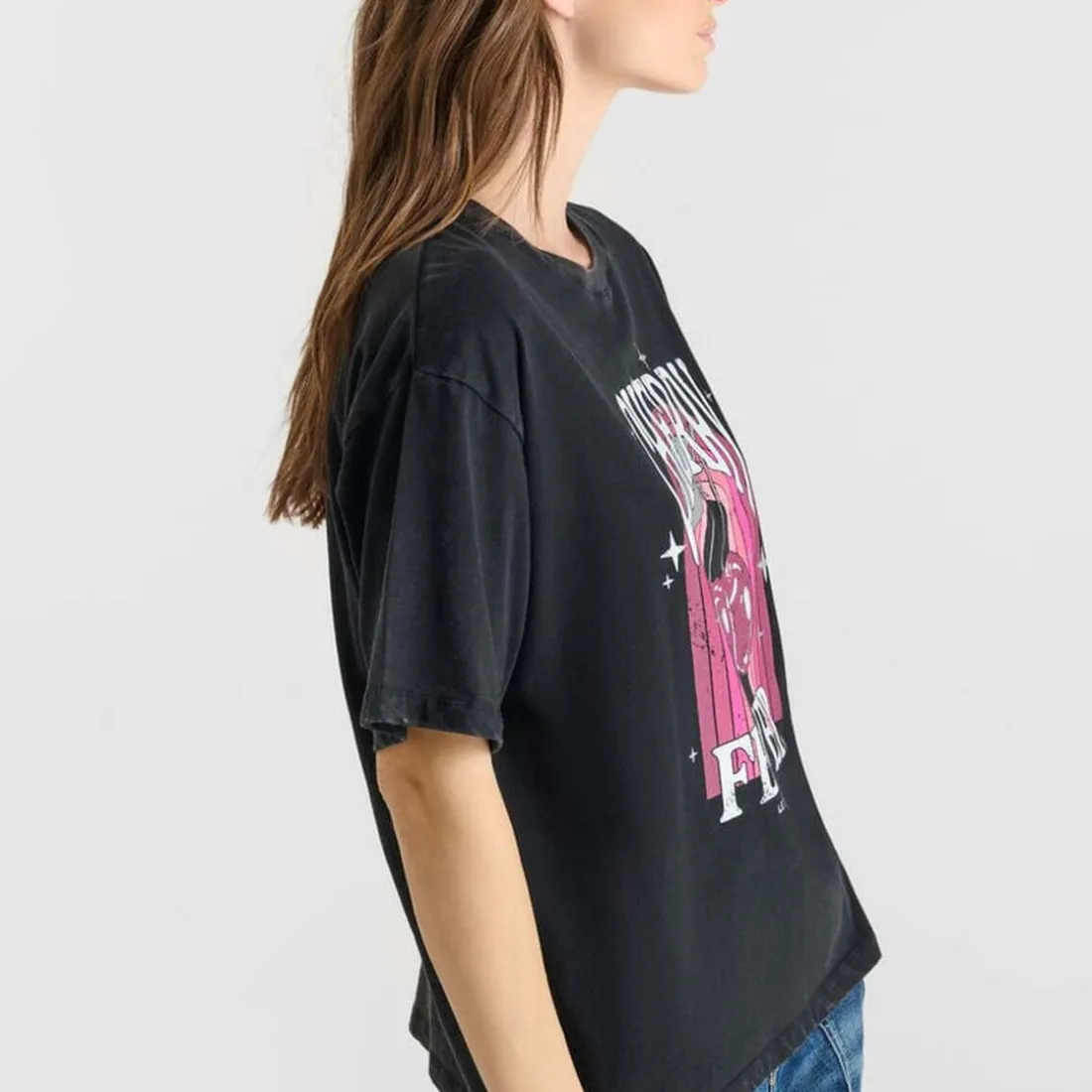 Tee-Shirt ROSALIA noir Maëlys Vivi