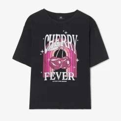 Tee-Shirt ROSALIA noir Maëlys Vivi