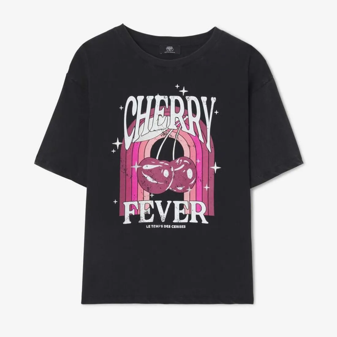 Tee-Shirt ROSALIA noir Maëlys Vivi