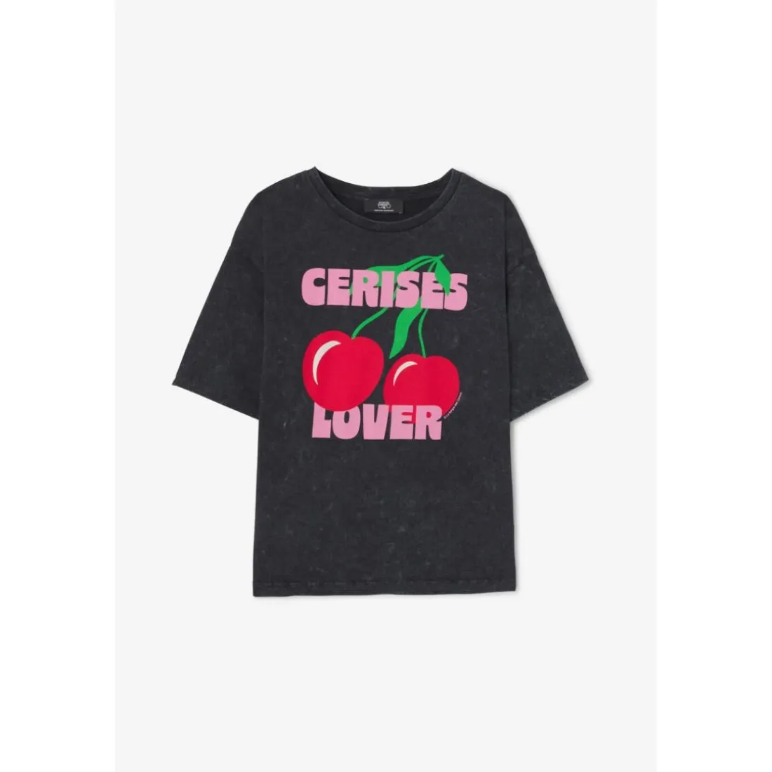 Tee-Shirt SPEARS noir en coton Mia