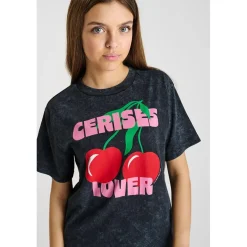 Tee-Shirt SPEARSGI noir en coton Dina