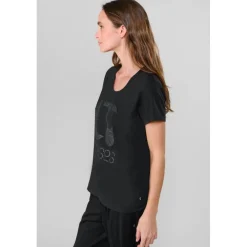 Tee-Shirt TAOLO noir Bree en coton