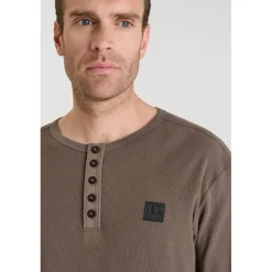 Tee-ShirtOZAR marron en coton Sean