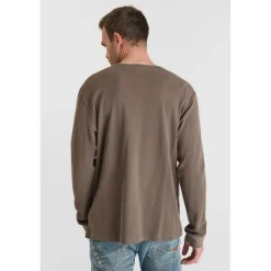 Tee-ShirtOZAR marron en coton Sean