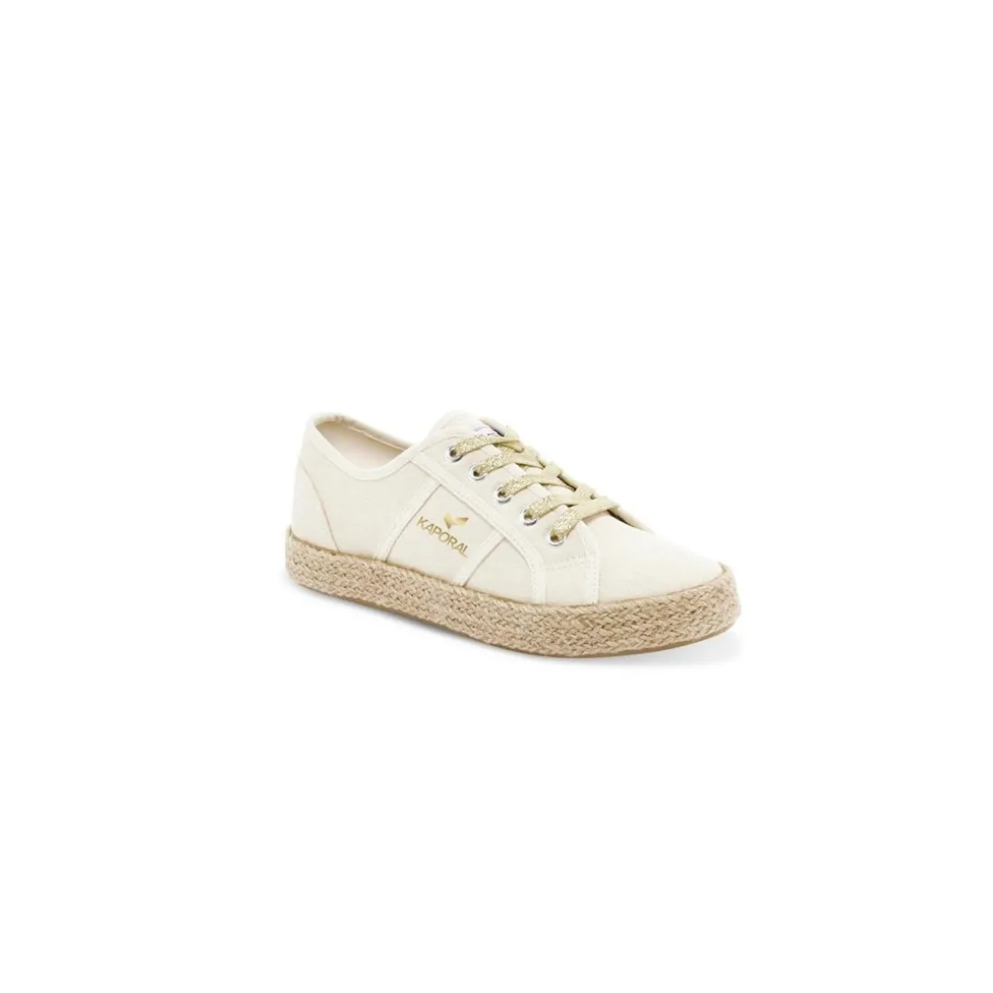 Tennis à lacet femme BIORGATY beige