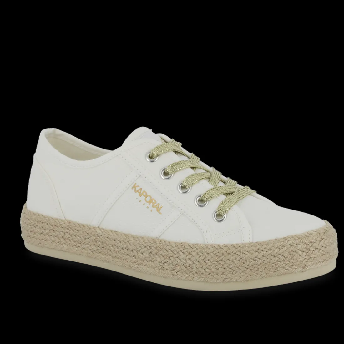 Tennis femme BIORGATY blanc en coton