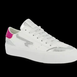 Tennis femme CYNDIA blanc et rose