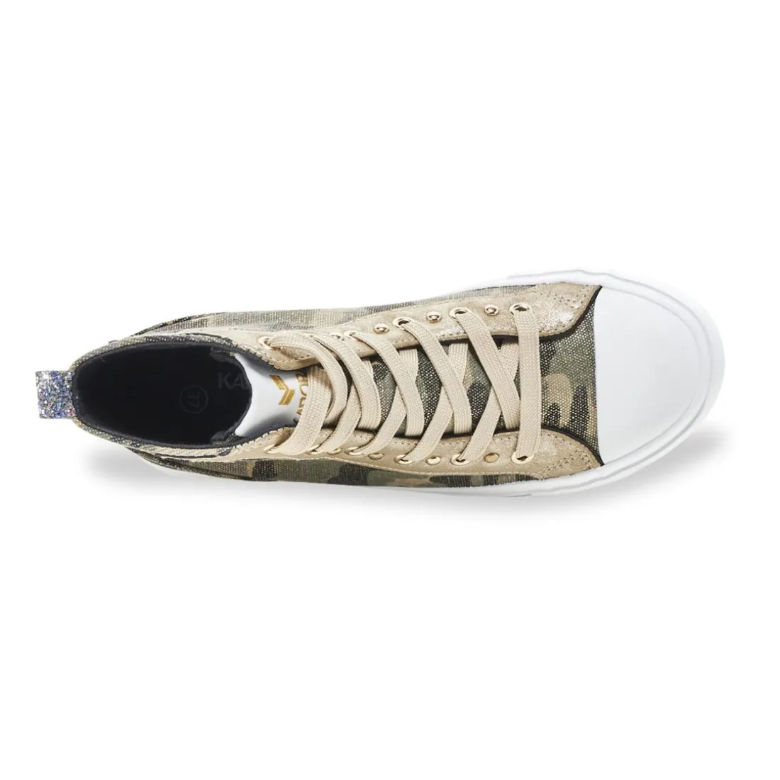 Tennis femme kaki TATTOO en coton