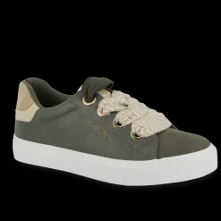 Tennis Femme SEVERINE kaki et or