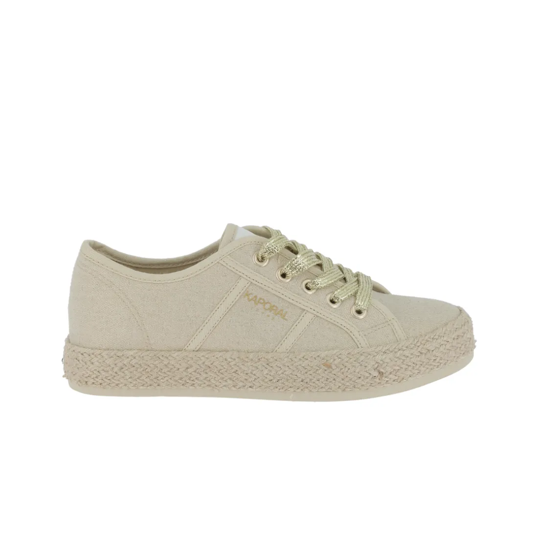 Tennis Femme TORGATY beige en coton