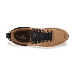 Tennis homme camel et noir DOLPI