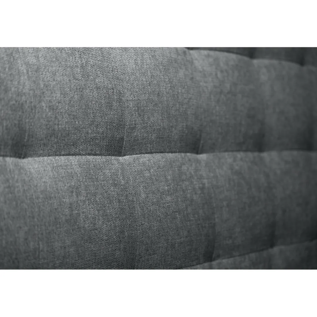 Tete de lit Capitonnee Tissu Gris anthracite rembourre