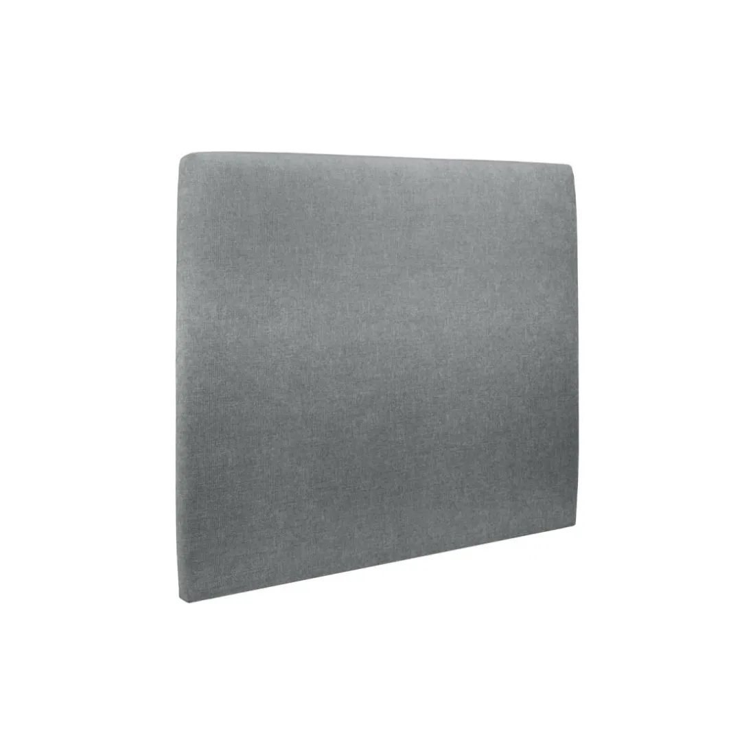 Tete de lit Tapissee Tissu Gris anthracite rembourre