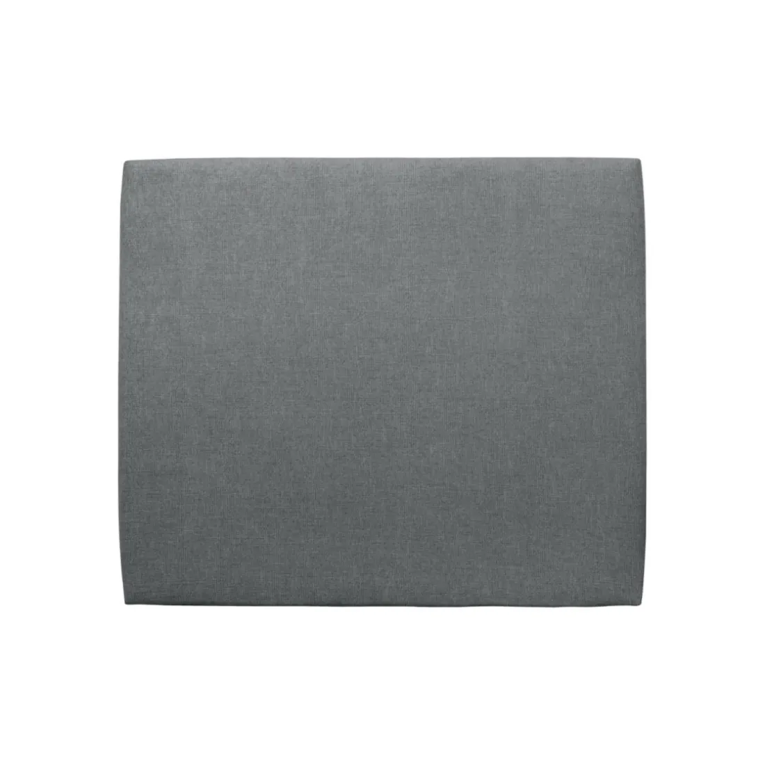Tete de lit Tapissee Tissu Gris anthracite rembourre