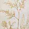 Toile 3D Beryl blanc doré