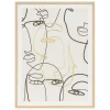Toile imprimée encadrée Coralie