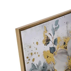 Toile imprimée encadrée Jiho bleu