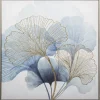 Toile Imprimée et Cadre et Ginko 58 x 58