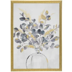 Toile Imprimée/Cadre Fleur 50x70cm