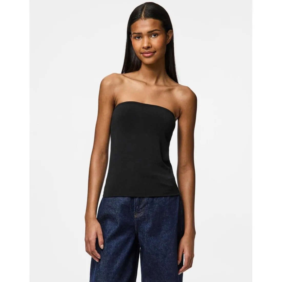 Top bandeau Madison noir Lara