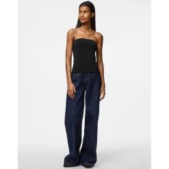 Top bandeau Madison noir Lara