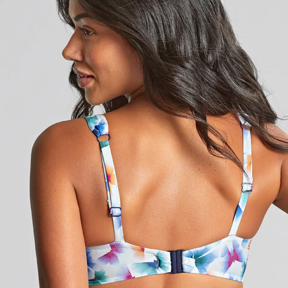 Top Bikini Emboîtant Flutter multicolore