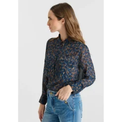 Top bleu Tia