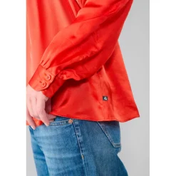 Top CHIMEL orange Rhea en viscose