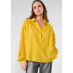 Top CUNCA jaune Mila
