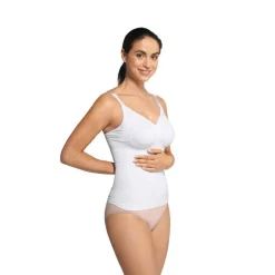 Top d'allaitement gainant - Blanc Carriwell