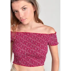 Top fille KALEAGI fuchsia