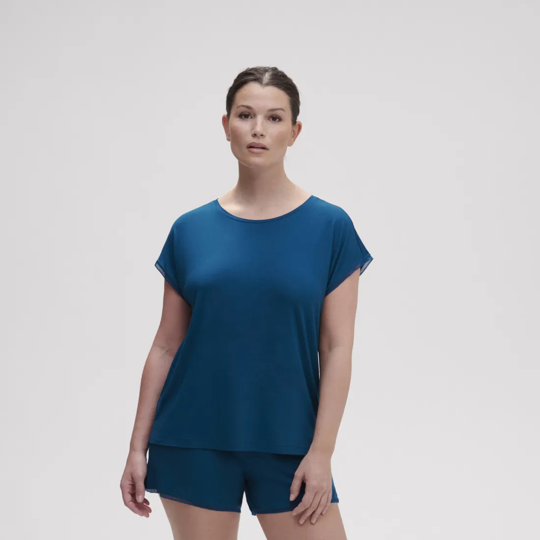 Top manches courtes - Bleu