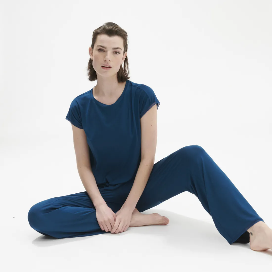 Top manches courtes - Bleu