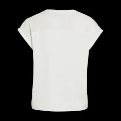 Top manches courtes blanc Ruby en viscose