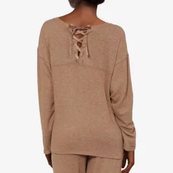 Top pyjama - Marron Passionata en viscose