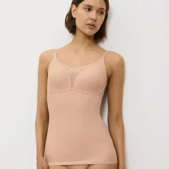 Top Sans Armatures beige Triumph Shape Smart Bra-Shirt
